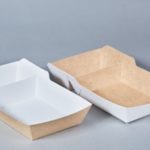 Tray with compartment